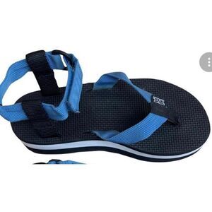 Teva Universal Flatform Sandal Blue Black White Unisex Outdoor Waterproof Size 9